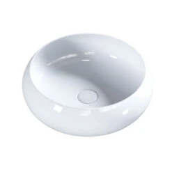 Aura Vessel Above Counter Basin -HERA Bathware Sales aura vessel above counter basingloss whitebasinbnk 147211
