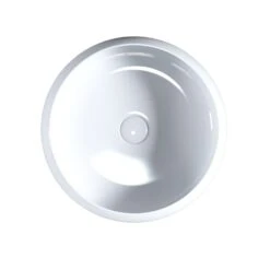 Aura Vessel Above Counter Basin -HERA Bathware Sales aura vessel above counter basingloss whitebasinbnk 603020