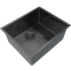 Axon Sink 45S 450x450x220mm | Inspire -HERA Bathware Sales axon sink 45s 450x450x220gun metalkitchen sinkinspire bathware 143370