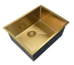 Axon Sink 58S 580x440x220mm | Inspire -HERA Bathware Sales axon sink 58s 580x440x220brushed goldkitchen sinkinspire bathware 341947