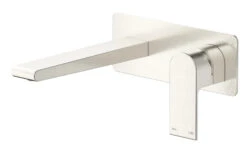 Beki Wall Basin Mixer 185mm Spout -HERA Bathware Sales beki wall basin mixer 185mm spoutbrushed nickelbella vista 558427
