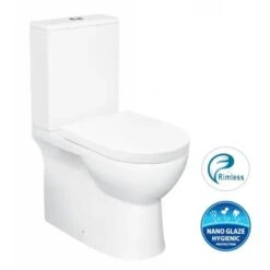 BELLA RIMLESS TOILET SUITE - R&T CIRSTERN