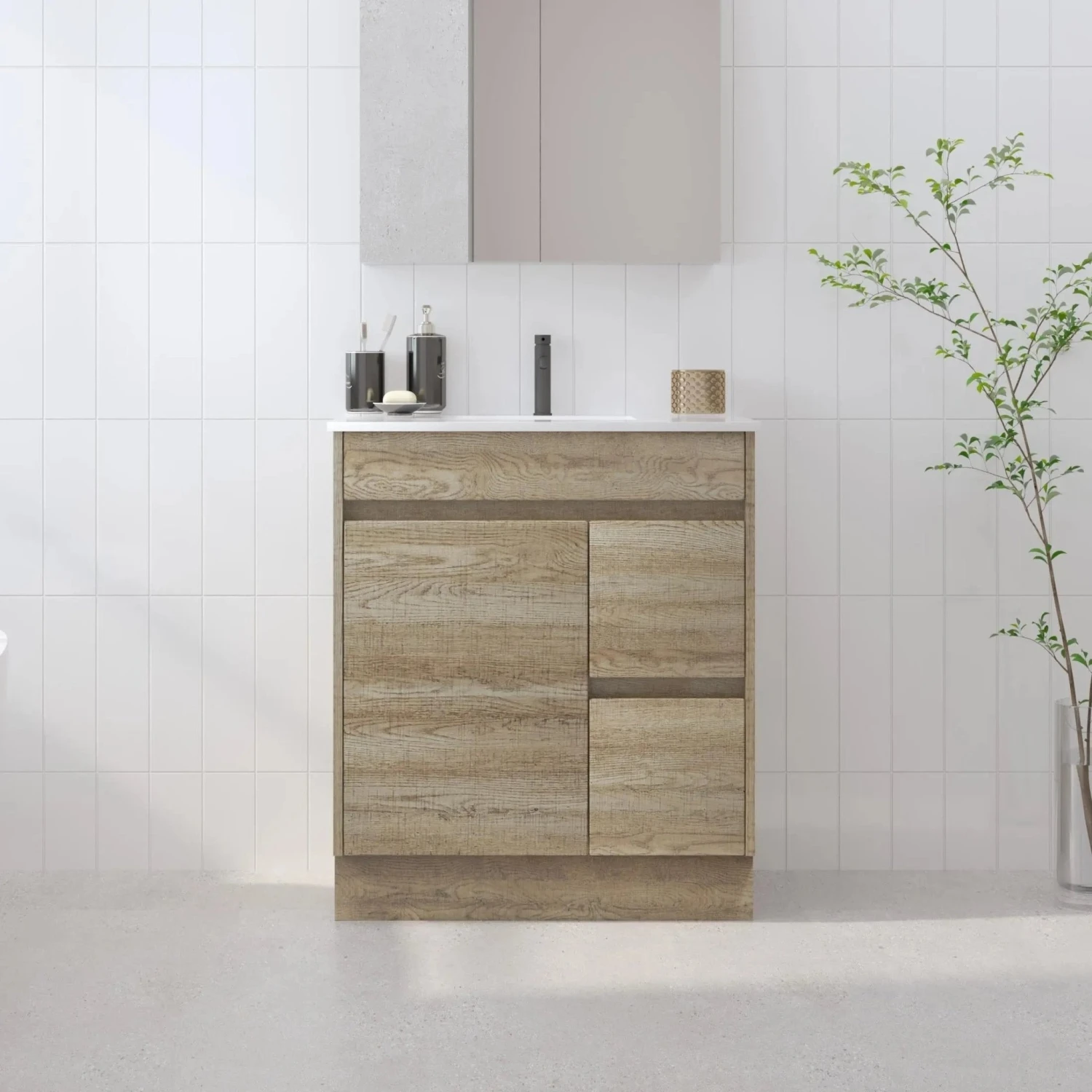 Bellay Free Standing Timber Look Vanity 750mm Drawers on Right Bellay Free Standing Timber Look Vanity 750mm Drawers On Right -HERA Bathware Sales bellay free standing timber look vanity 750mm drawers on rightvanitieslouis marco 418624