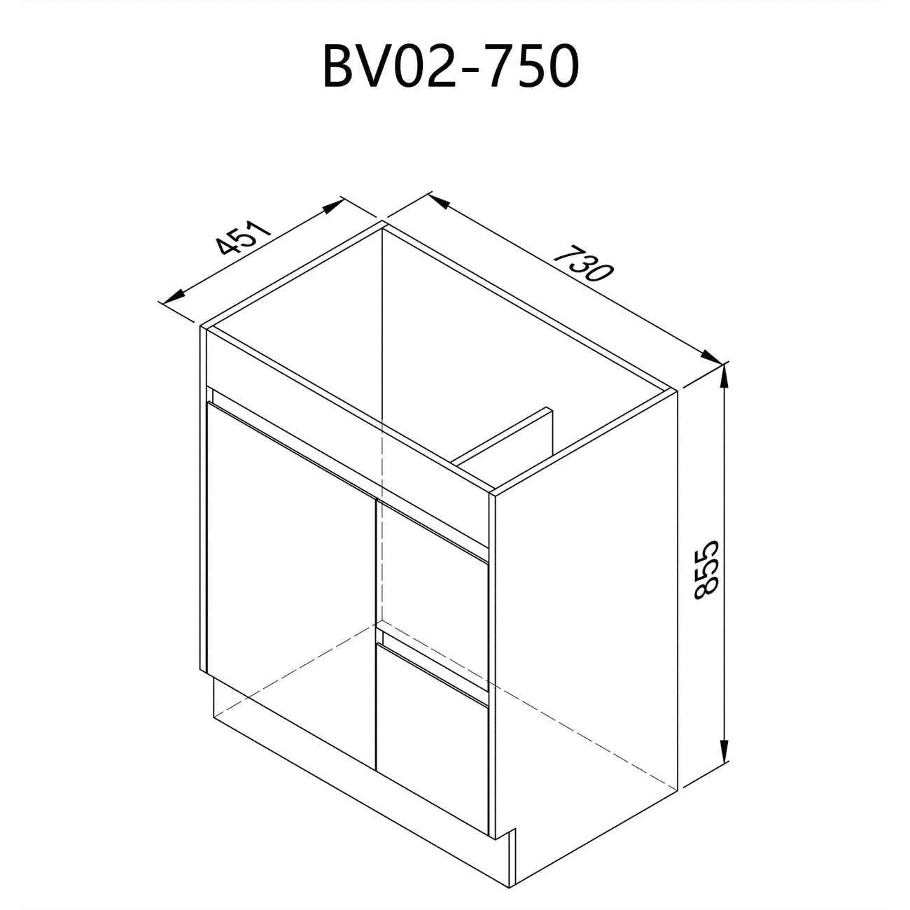 Bellay Free Standing Timber Look Vanity 750mm Drawers on Right Bellay Free Standing Timber Look Vanity 750mm Drawers On Right -HERA Bathware Sales bellay free standing timber look vanity 750mm drawers on rightvanitieslouis marco 542134