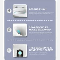 Benson Wall Faced Gloss White Rimless Toilet Suite -HERA Bathware Sales benson wall faced gloss white rimless toilet suitegloss whitetoiletlouis marco 423104