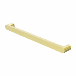 BIANCA 240V Single Heated Towel Rail 5 BIANCA 240V Single Heated Towel Rail -HERA Bathware Sales bianca 240v single heated towel railbrushed goldnero tapware 851980