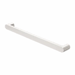 BIANCA 240V Single Heated Towel Rail 4 BIANCA 240V Single Heated Towel Rail -HERA Bathware Sales bianca 240v single heated towel railbrushed nickelnero tapware 793553