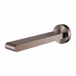 BIANCA FIXED BATH SPOUT 240MM -HERA Bathware Sales bianca fixed bath spout 240mmbrushed bronzebath spoutnero tapware 163016