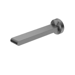 BIANCA FIXED BATH SPOUT 240MM -HERA Bathware Sales bianca fixed bath spout 240mmgun metalbath spoutnero tapware 617014