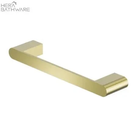 BIANCA Hand Towel Rail BIANCA Hand Towel Rail -HERA Bathware Sales bianca hand towel railbrushed goldhand towel railnero tapware 906081