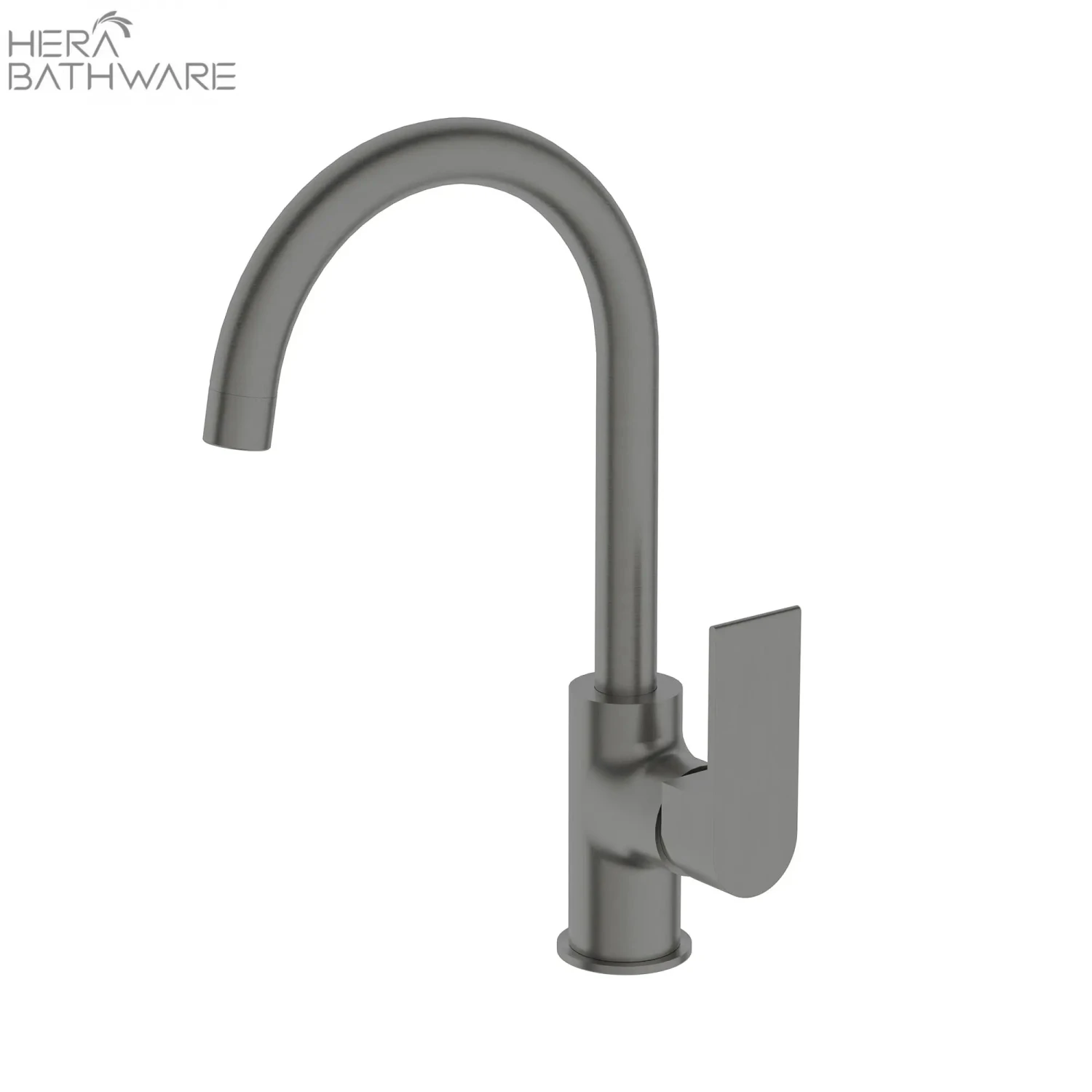 Bianca Kitchen Mixer Gooseneck Spout - Lead Free Bianca Kitchen Mixer Gooseneck Spout - Lead Free -HERA Bathware Sales bianca kitchen mixer gooseneck spout lead freegun metalkitchen mixernero tapware 572059