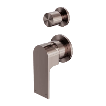 BIANCA Shower Mixer with Diverter Separate BIANCA Shower Mixer With Diverter Separate -HERA Bathware Sales bianca shower mixer with diverter separatebrushed bronzeshower mixernero tapware 533702
