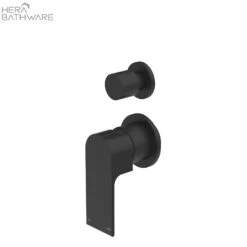 BIANCA Shower Mixer With Diverter Separate 4 BIANCA Shower Mixer With Diverter Separate -HERA Bathware Sales bianca shower mixer with diverter separatematte blackshower mixernero tapware 572709