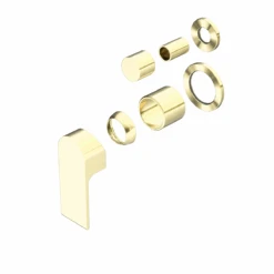 Bianca Shower Mixer With Diverter Seperate - Trim Kits Only -HERA Bathware Sales bianca shower mixer with diverter seperate trim kits onlywithout platebrushed goldwall basin mixernero tapware 673470