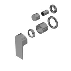 Bianca Shower Mixer With Diverter Seperate - Trim Kits Only -HERA Bathware Sales bianca shower mixer with diverter seperate trim kits onlywithout plategun metalwall basin mixernero tapware 300453