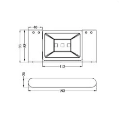 Bianca Soap Dish Holder -HERA Bathware Sales bianca soap dish holderbrushed bronzeshower shelfnero tapware 679888