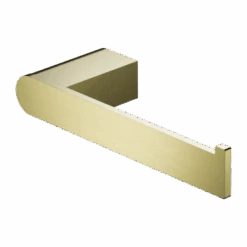 BIANCA Toilet Roll Holder -HERA Bathware Sales bianca toilet roll holderbrushed goldtoilet roll holdernero tapware 561318