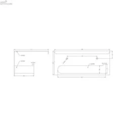 BIANCA Toilet Roll Holder -HERA Bathware Sales bianca toilet roll holdergun metaltoilet roll holdernero tapware 731901