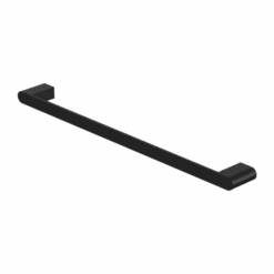 BIANCA Towel Rail 600MM Single/Double Towel Rails -HERA Bathware Sales bianca towel rail 600mm singledouble towel railssingle towel railmatte blacktowel railnero tapware 942836