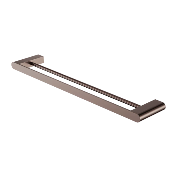 BIANCA Towel Rail 800MM Single/Double Towel Rails BIANCA Towel Rail 800MM Single/Double Towel Rails -HERA Bathware Sales bianca towel rail 800mm singledouble towel railsdouble towel railbrushed bronzetowel railnero tapware 876650