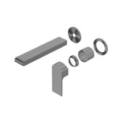 Bianca Wall Basin/Bath Mixer Seperate Back Plate Trim Kits Only -HERA Bathware Sales bianca wall basinbath mixer seperate back plate trim kits only187mmgun metalwall basin mixernero tapware 655307