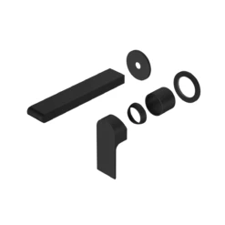 Bianca Wall Basin/Bath Mixer Seperate Back Plate Trim Kits Only -HERA Bathware Sales bianca wall basinbath mixer seperate back plate trim kits only187mmmatte blackwall basin mixernero tapware 583226