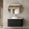 Bondi Black Oak 900mm Wall Hung Vanity -HERA Bathware Sales bondi black oak 900mm wall hung vanityvanitiesotti 670672