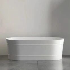 Bondi Gloss White Free Standing Bathtub -HERA Bathware Sales bondi gloss white free standing bathtubgloss white1700mmbathtubotti 463357