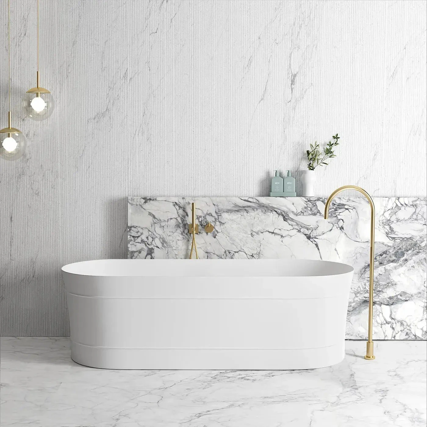 Bondi Matte White Free Standing Bathtub Bondi Matte White Free Standing Bathtub -HERA Bathware Sales bondi matte white free standing bathtubmatte white1500mmbathtubotti 655766