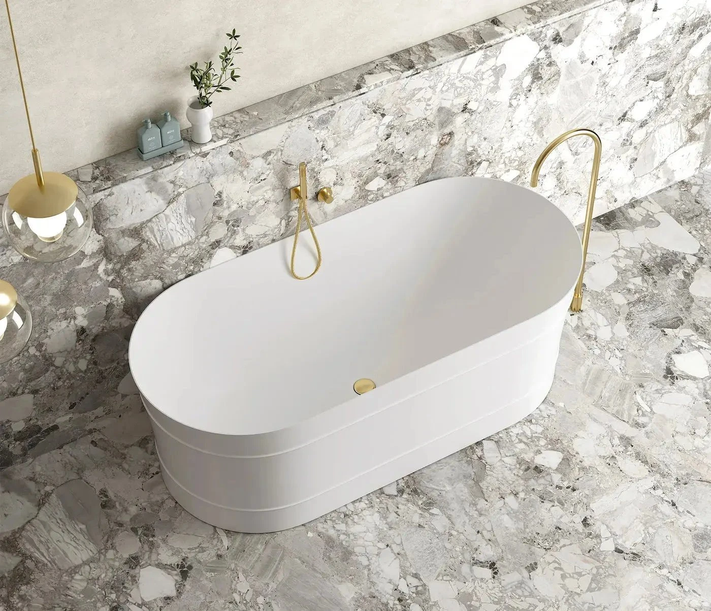 Bondi Matte White Free Standing Bathtub Bondi Matte White Free Standing Bathtub -HERA Bathware Sales bondi matte white free standing bathtubmatte white1500mmbathtubotti 788484