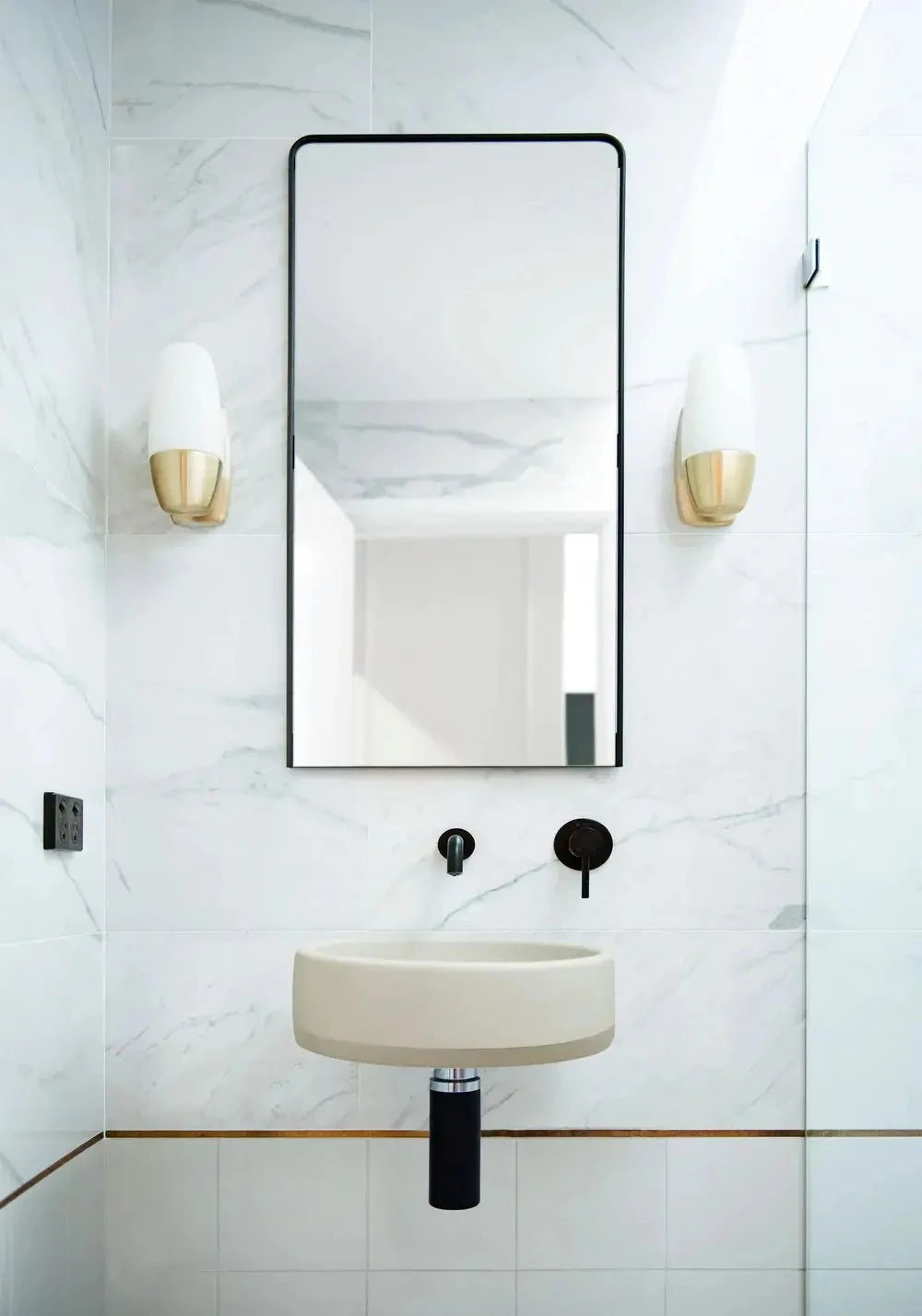 Bowl Basin Two Tone - Wall Hung Bowl Basin Two Tone - Wall Hung -HERA Bathware Sales bowl basin two tone wall hungsandnood co 342028