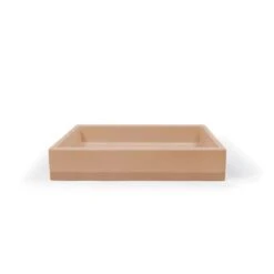 Box Basin Two Tone - Surface Mount -HERA Bathware Sales box basin two tone surface mountpastel peachnood co 268729