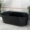 Brighton Groove Free Standing Oval Bathtub Matte Black -HERA Bathware Sales brighton groove free standing oval bathtub matte blackmatte black1500mmbathtubkdk bathware 248151