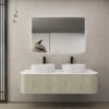Bronte Coastal Oak Wall Hung Vanity 1500mm -HERA Bathware Sales bronte coastal oak wall hung vanity 1500mmvanitieskdk bathware 957954