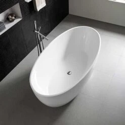 BTT Series Free Standing Bathtub - Gloss /Matte White