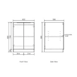 Byron Black/Natural Oak Laundry Base Cabinet -HERA Bathware Sales byron blacknatural oak laundry base cabinet400mm drawer versionnatural oaklaundry cabinetotti 666064