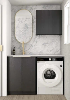 Byron Black/Natural Oak Laundry Kit | 1305*600*2100mm 6 Byron Black/Natural Oak Laundry Kit | 1305*600*2100mm -HERA Bathware Sales byron blacknatural oak laundry kit 13056002100mmblack oak1305alaundry cabinetotti 196787