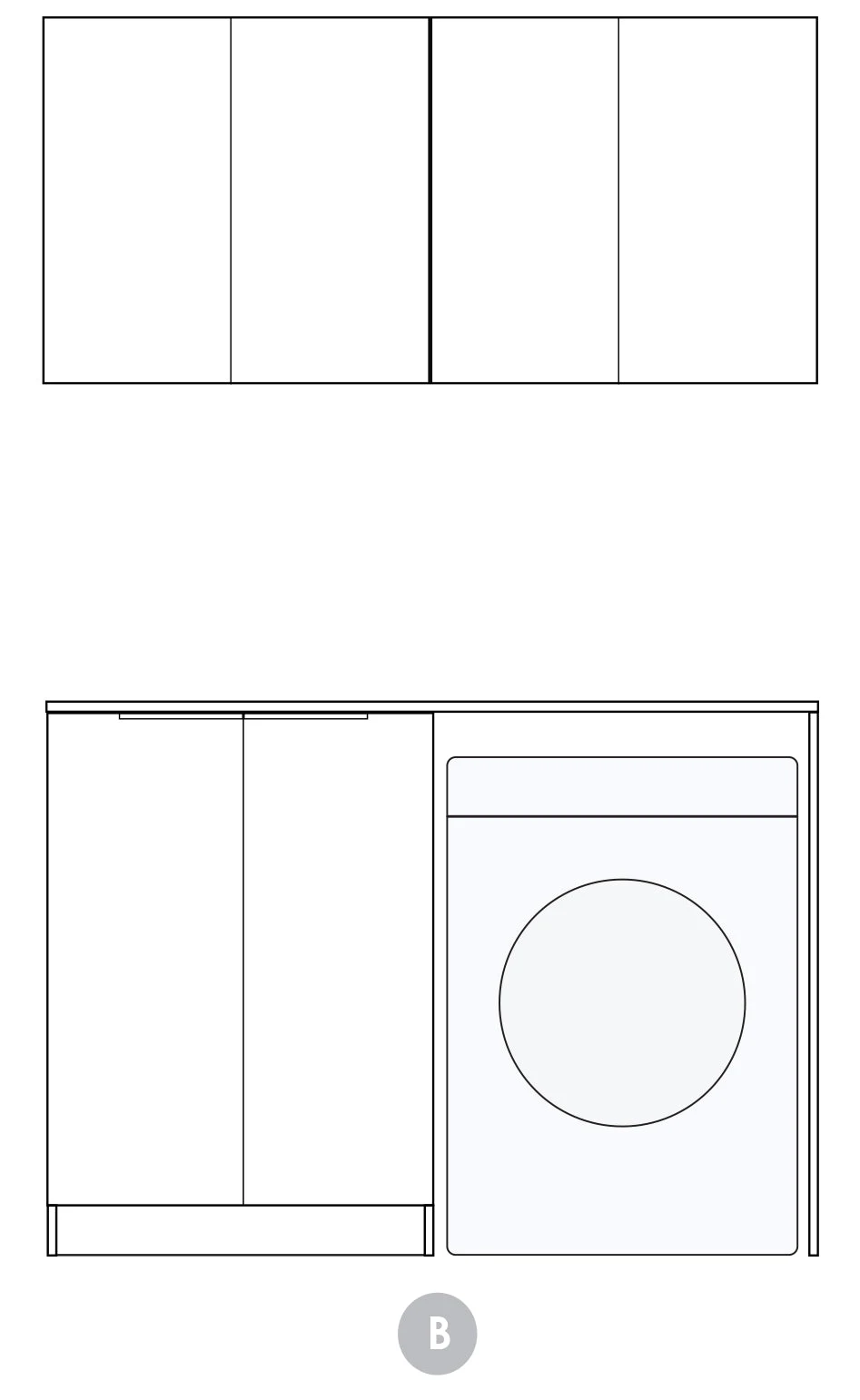 Byron Black/Natural Oak Laundry Kit | 1305*600*2100mm Byron Black/Natural Oak Laundry Kit | 1305*600*2100mm -HERA Bathware Sales byron blacknatural oak laundry kit 13056002100mmnatural oak1305alaundry cabinetotti 247784