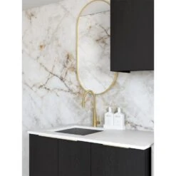 Byron Black/Natural Oak Laundry Kit | 1715*600*2100mm -HERA Bathware Sales byron blacknatural oak laundry kit 17156002100mm1715cnatural oaklaundry cabinetotti 470503