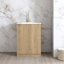 Byron Natural Oak Laundry Cabinet