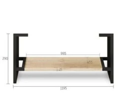 ByronVanity Legs Only - Natural Oak -HERA Bathware Sales byron vanity legs only natural oaktimber1200mmvanitiesotti 439931