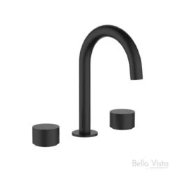 Capri - Spindles And Spout - Basin - Brushed Gold / Chrome / Black / Nickel -HERA Bathware Sales capri spindles and spout basin brushed gold chrome black nickelmatte blackbasin mixerbella vista 977030