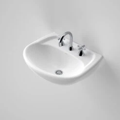 CARAVELLE Wall Basin 550mm | CAROMA -HERA Bathware Sales caravelle wall basin 550mm caroma3 tapsbasincaroma 667008