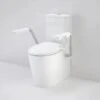 Care 660 Cleanflushed® WFCC Easy Height Suite With Nurse Call Armrests And DF Seat -HERA Bathware Sales care 660 cleanflushed wfcc easy height suite with nurse call armrests and df seatarmrests left and caravelle double flap seat white with germgardgloss whitetoil 666854