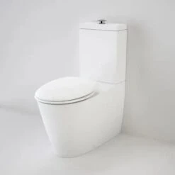 Care 800 Cleanflushed® Wall Faced Toilet Suite With Double Flap Seat - With GERMGARD®