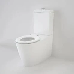 Care 800 Cleanflushed® Wall Faced Toilet Suite With Single Flap Seat - With GERMGARD®