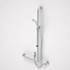 CARE SUPPORT ACCESSIBLE SHOWER WITH INVERTED T RAIL