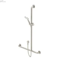CARE SUPPORT SHOWER SET WITH INVERTED T RAIL