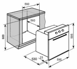 Carysil Built-In Oven 60 CM | Carysil -HERA Bathware Sales carysil built in oven 60 cm carysilcarysil appliancesstainless steelovencarysil 423767