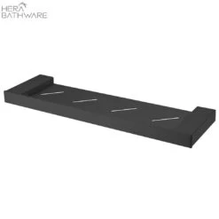 CELIA Metal Shelf 4 CELIA Metal Shelf -HERA Bathware Sales celia metal shelfmatte blackshower shelfnero tapware 942069